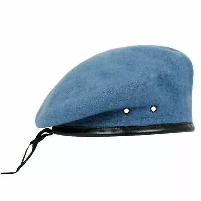 Men Wool Blend Military Berets Cap Army Hat Soldier Fancy Dress Adjustable Retro • $9.99