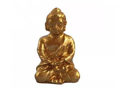 Miniature Buddha Figure Brass Color Buddha Zen Garden Miniature • $4.99