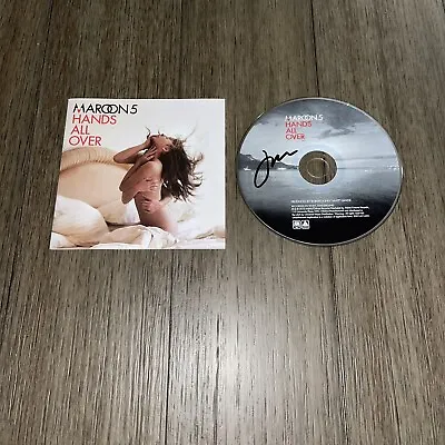 JAMES VALENTINE SIGNED MAROON 5 HANDS ALL OVER CD ALBUM AUTOGRAPH (Adam Levine) • $23.99