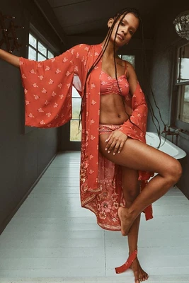 $89 • Buy Spell And The Gypsy Joni Midi Robe Size S/M