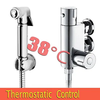 £35 • Buy Thermostatic Mixer Bidets Toilet Valve Hand Held Douche Kit Muslim Spray Shower