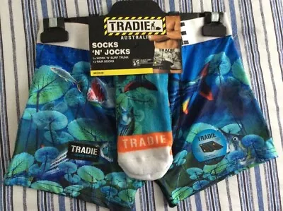 Australia TRADIE Mens Socks 'N' Jocks Set - Size M - New! • $10.99