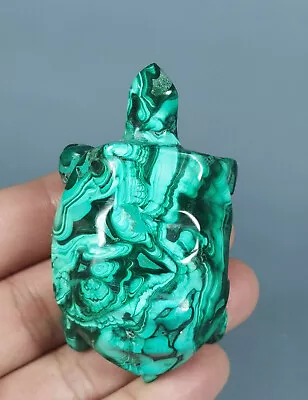 Carving ! Beautiful Natural Green Malachite Polished Reiki Healing • $5.50