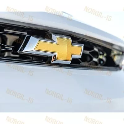 For 2017-2018 Chevy Chevrolet Malibu Front Grill Grille Bowtie Emblem Gold • $28.53