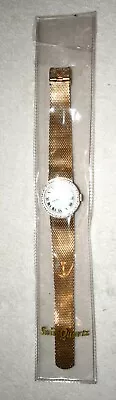 Vintage Endura Watch Gold Mesh Ladies Wind Up • $50