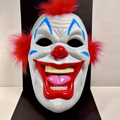 $18 • Buy Adult Evil Clown Mask Crazy Smile Scary Bozo Halloween