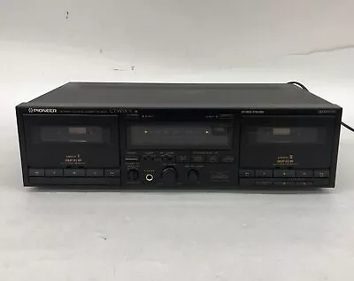 Vintage Pioneer CT-W530R Stereo Dual Cassette Deck Player/Recorder • $12.50