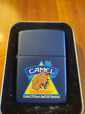 CAMEL  75TH BIRTHDAY!  ZIPPO LIGHTER 1996 (new In Box)  • £60