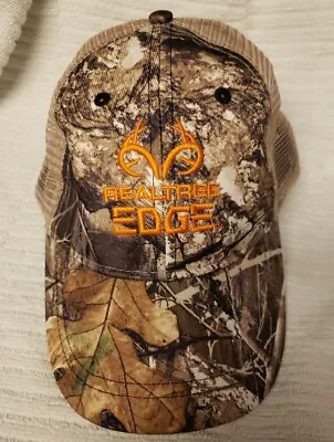 Realtree Edge Camouflage Hat Cap Mesh Trucker Snapback Embroidered Logo - NWOT • $12.95