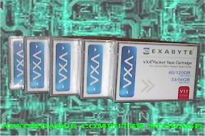 NEW EXABYTE 5-pack Tape Data Cartridge V17 111.00103 Lot Of 5 VXA Sealed • $99