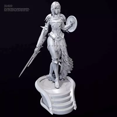 50mm Resin Figures Model Final Swordsman Female Warrior Unassembled Unpainted • $19.71