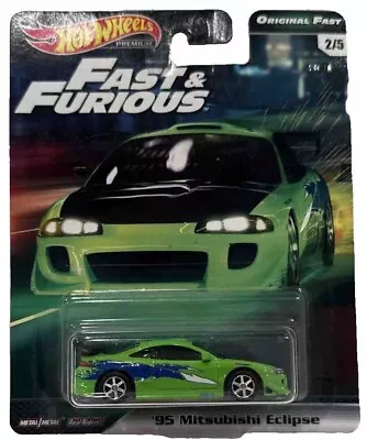 2017 PREMIUM Hot Wheels FAST & FURIOUS - 95 MITSUBISHI ECLIPSE ~ Original Fast • $26