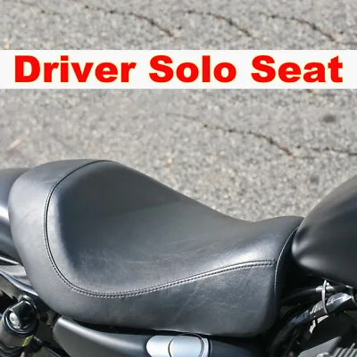 Driver Rider Solo Seat For Harley Sportster Iron 883 XL 1200 XL883N 48 72 Black • $64.81