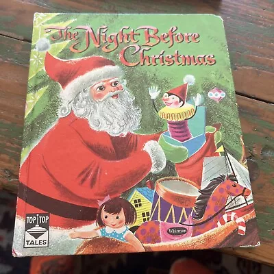 The Night Before Christmas Clement Moore Vintage Children's Book 1955 Beautiful • $14.99