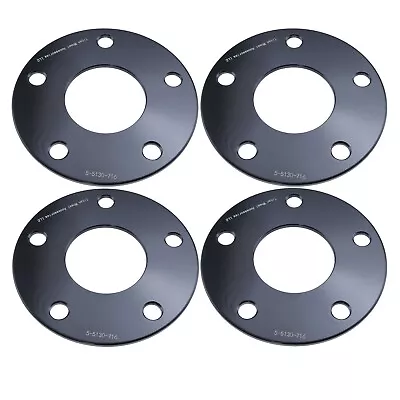 (4) 5mm Hubcentric Wheel Spacers 5x130 Fits Audi VW Porsche 71.6mm CNC • $34.95