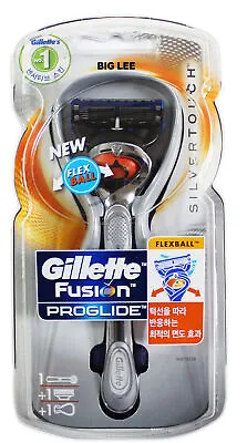 New Gillette Fusion Proglide Silver Touch FlexBall Manual 1 Razor 1 Cartridge • $33.11