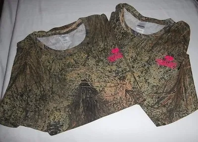 Mossy Oak BRUSH Camo Ladies T Shirts - You Choose -  Lightweight Hunting Shirts  • $9.99