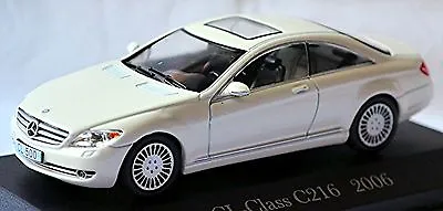 Mercedes Benz Cl-Class C216 2006-13 Coupe White Metallic 1:43 • $22.44