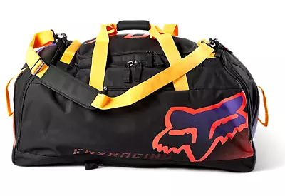 Fox Racing Toxsyk Podium Duffle Bag - Black/flo Red/yellow - Mx/bmx/atv/offroad • $199.95