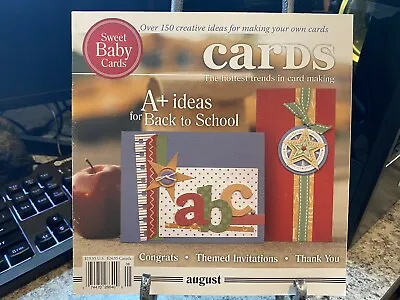 Cards The Hottest Trends In Card Making Book Magazine August 2007 Issue 8 • £8.86