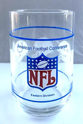 Vintage NFL National Football League American Conf. Eastern Division Glasses • $9.55