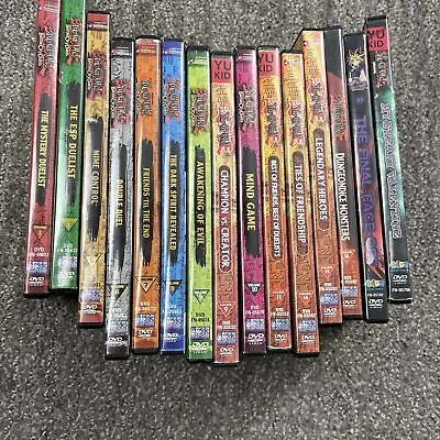 Yugioh Cartoon Series DVD Set Lot Of 11 Yu-Gi-Oh! 1996 Vintage *Not Complete* • $44.95