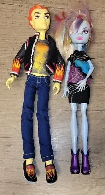 Monster High Classroom Partners Home Ick Abbey Bominable And Heath Burns Dolls • $30