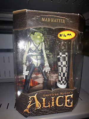 Alice In Wonderland MAD HATTER American McGee's Figure SEALED NEW • $99.97