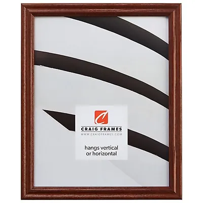 Craig Frames .75  Traditional Walnut Brown Wood Picture Frames & Poster Frames • $23.99