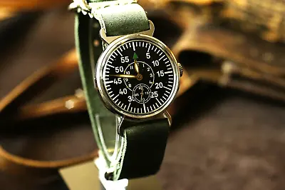 Watch POBEDA Vintage USSR MILITARY RUSSIAN Mechanical Soviet Men's Wristwatch   • $99.99