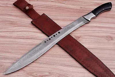 Everest Hunt CUSTOM HANDMADE BOOK OF ELI MACHETE DAMASCUS STEEL MOVIE SWORD • $120