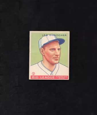 R319 1933 Goudey Rookie HOF-#147 Leo Durocher St. Louis Cardinals (R) VG+ • $26