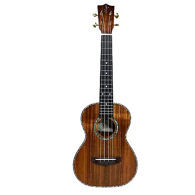 Hawaii Concert Ukulele Koa Acacia Solid Wood Hawaiian Abalone Shell Inlay Style • $179