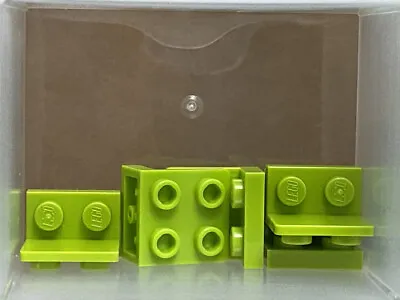 LEGO Parts - Lime Bracket 1 X 2 - 2 X 2 Inverted - No 99207 - QTY 5 • $6.95
