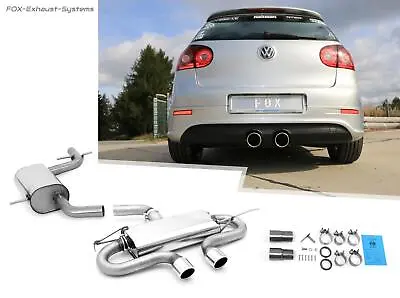 Complete System From Cat R32-Design VW Golf 5 2x90mm Round Rolled Edge • $1134.26