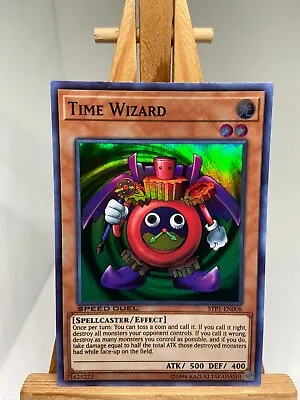 Time Wizard - Super Rare STP1-EN008 - NM - YuGiOh • £4.50