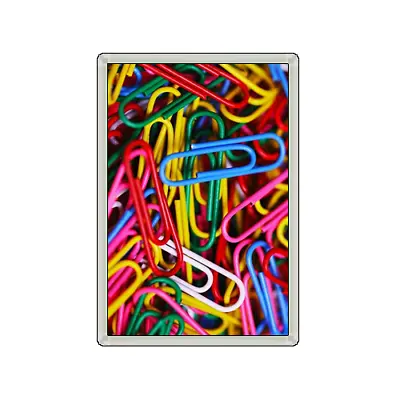 Paperclip Colour Large Fridge Magnet Novelty Gift • £3.99