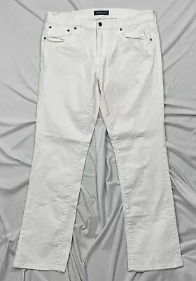 Aeropostale Jeans Men's Sz. 34 X 32 Slim Straight White Ripped Distressed • $14.99