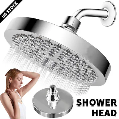 Luxury Shower Head High Pressure Waterfall Bathroom Showerhead Adjustable Angles • $12.97