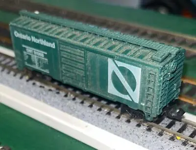 N Scale Atlas Ontario Northland 40’ Boxcar With Rapido Couplers • $9.75