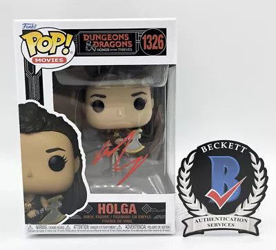 Michelle Rodriguez Signed Funko Pop Dungeons & Dragons Holga B Beckett Bas Coa • $179.95