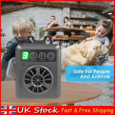 Ultrasonic Bark Stopper Pet Dog Anti Noise Anti Barking Puppy Stop Bark Repeller • £16.59