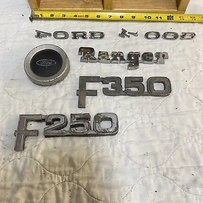 Vintage FORD Car Truck Emblem Horn Button Lot F250 F350 Ranger Original Parts • $26