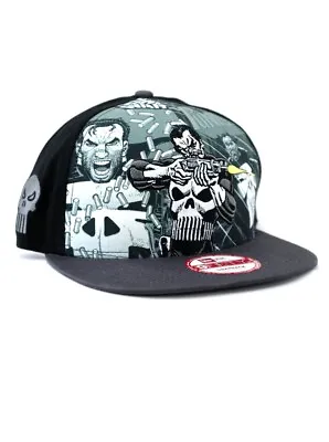 New Era Classic Punisher 9fifty Snapback Hat Adjustable Marvel Comics Black • $44.95