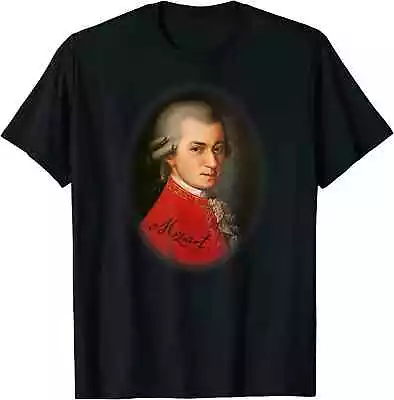 HOT SALE! Mozart Mozart Portrait Classical Music Lover T-Shirt S-5XL • $22.99