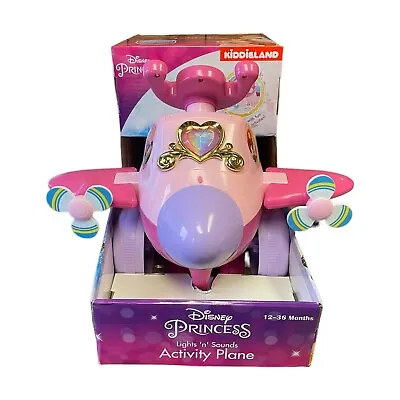 Kiddieland Disney Lights And Sounds Activity Ride-On Princess Plane • $50.94