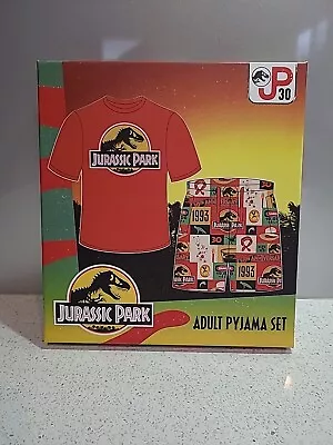 30th ANN..Jurassic Park Pyjama Set ADULTS Size SMALL - BRAND NEW IN BOX RRP$50  • $27.50