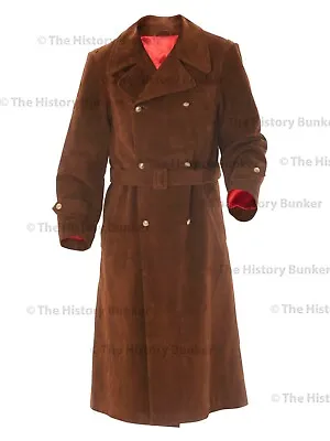 £349 • Buy WW2 German SENIOR Officer Suede Coat BROWN REPRO - Made To Your Sizes 