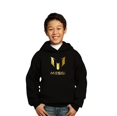 GS Messi Soccer Kids/Youth HoodieUnisex Kids Hoodie Soccer Hoodie- Black • $39.95