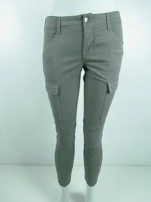 NEW J BRAND HOULIHAN SKINNY CARGO Low Rise Women Jeans SZ 25 VINTAGE DIM GREY • $75